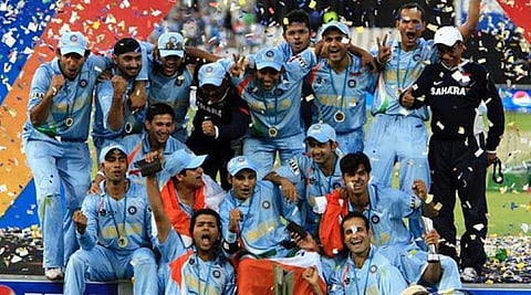 File photo of India's historic triumph at the 2007 T20 World Cup.